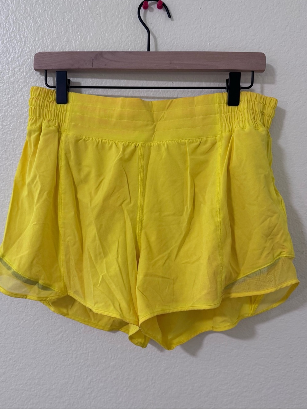 lululemon athletica Yellow Running Shorts